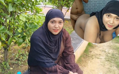QueenSonali: Pobre muçulmana hijab menina fodida por produtor de vídeo pornô...