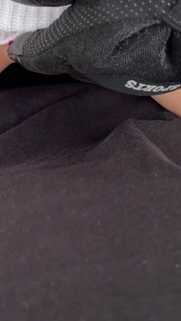 We're on the Bike and You Can't Resist Touching My Tiny Red Panties. New Video on My Profile!