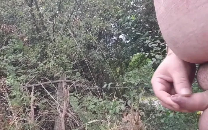Baby Love: Naked pee and cum for all to see