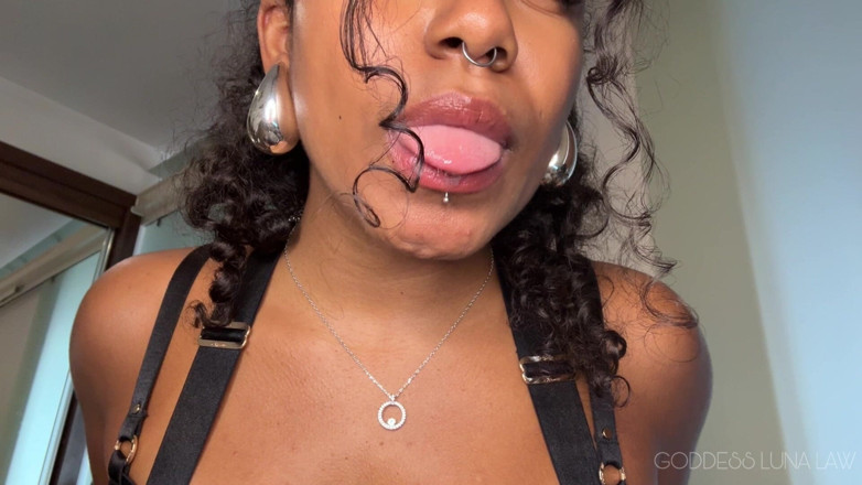Goddess Luna Law: Drink My Spit Slave POV - Goddess Luna Law Treats You...