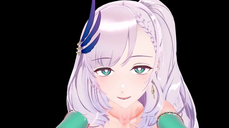 NSFWOtaku: Hololive - pavolia reine, heißer &amp;intimer nachtsex - hentai-animationen 3d