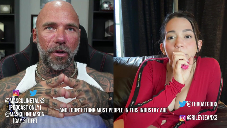 Raw and Uncensored with Masculine Jason: Confesiones de estrella porno - Riley Jean (episodio 72)
