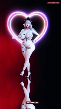 Thicc 形式的大神经女神 - 3D 动画成人动漫