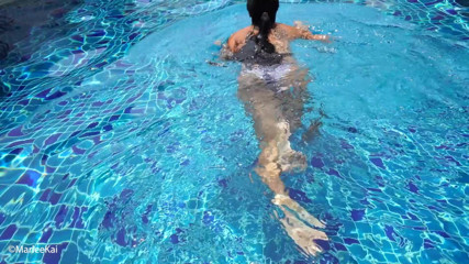 Marlee Kai: Thai girl sucks cock at the pool