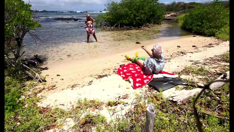 Rex mastersen studio: Ein unvergesslicher blowjob an unserem kleinen, privaten strand auf Oahu,...