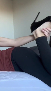 JOI Femdom Heels Stiletto Shoe Foot Fetish Jerk off Instruction