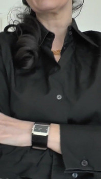 My Large Watch with Leather Strap, Watch Fetish, JOI