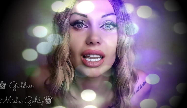 Goddess Misha Goldy: สายตาแรงๆ ของฉันทำให้เธอโง่! สบตาหวานๆ &amp; ASMR &amp; JOI