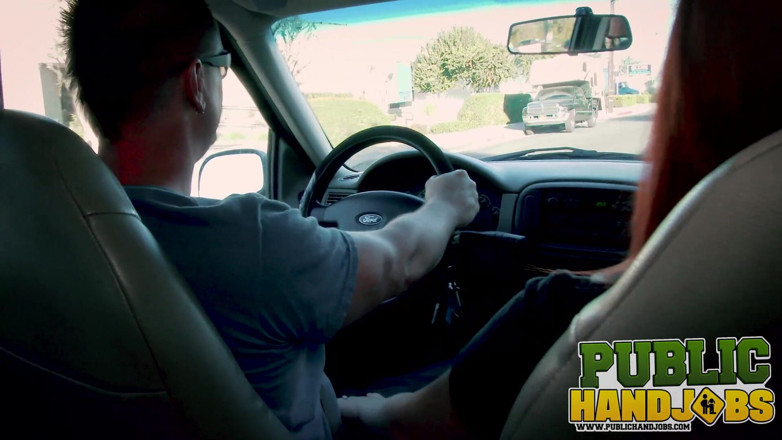 Public Handjobs: ****** Handjobs Alice Coxxx Jerks Teacher in the Car