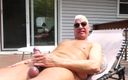 Man cock: Naked Outside Suntan Lotion on My Gay Cock and My...