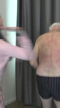 Old Patient Kicked by Home Help