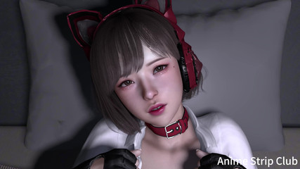 Anime strip club: 3D 4K, gros seins, cosplay, une salope japonaise se fait baiser...