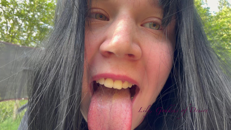 Lily, Goddess of Desire: Goth Rides Your Cock with Ahegao Face
