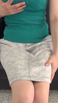 You Can See Her Pussy Clearly! Pussy Juice Masturbation Through Thin Panties Vol. 5