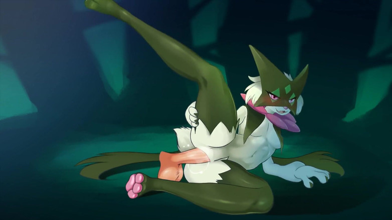 Velvixian 3 Furry: Meowscarada seks (tüylü seks)