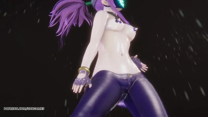 3D-Hentai Games: Mmd Itzy - Swipe Akali Sexy Striptease League of Legends Hentai...