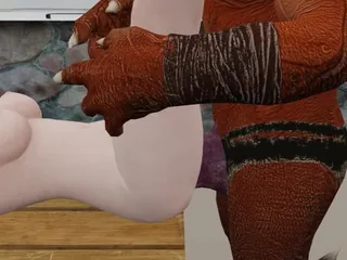 John silva: Red Monster Hardcore Fucking with Big Dick