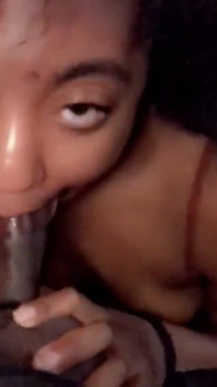 Sneaky Blowjob His Big Black Cock Down My Wet Throat Pornbox Say Im the Goat