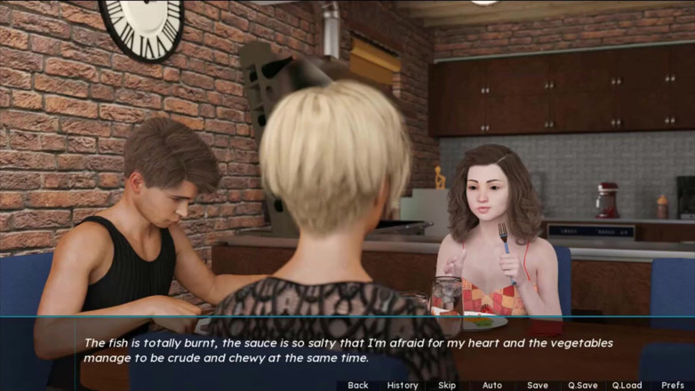 Visual Novels: Parfum d'été, partie 11 (route de la demi-sœur)