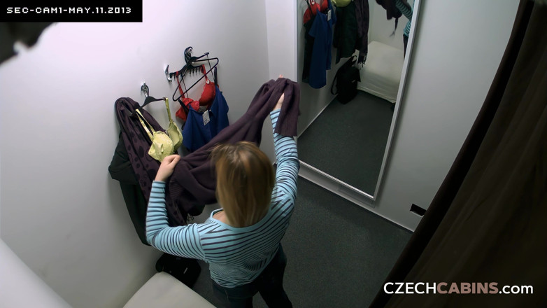 Czech Cabins: Czech Cabins 16: Brunette Slut Strips Naked - Exclusive Footage Shows It...