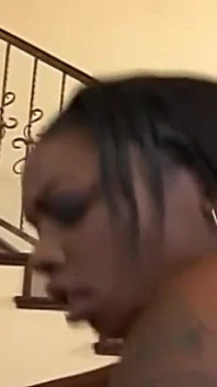 Black on Black Fuck for a Big Black Cocking a Black Pussy Doggystyle