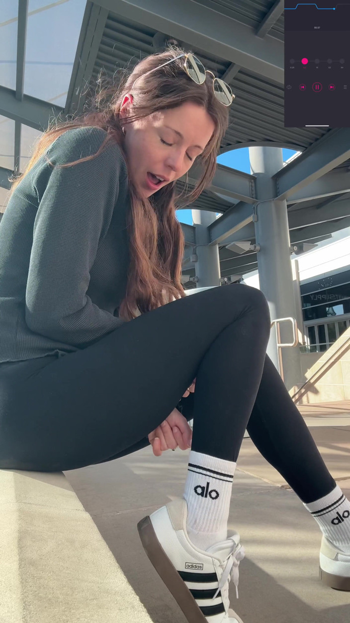 Nadia Foxx: Finding a Great Spot to Cum Outside!