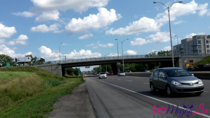 ImMeganLive: Highway squirting - ImMeganLive