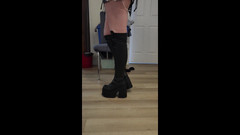 Miss jj chose: Menggantung dan Handjob dengan Boot Bagian 3