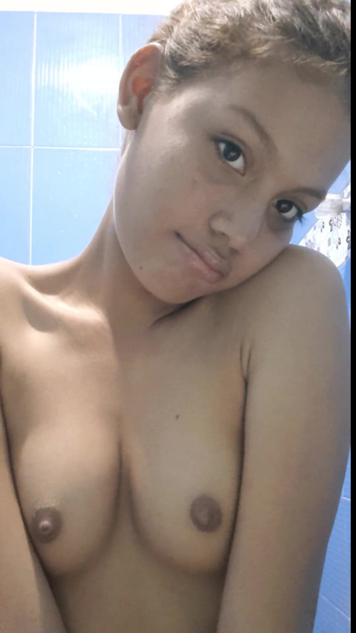 kafesexxx: Petite 18 Year Old Stepsister with Small Tits Sent Her Hot...