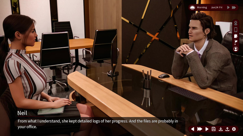 Johannes Gaming: Whispers of Desire 18 Sarah, Neil'in Nicole'den sakso çekmesinin videosunu içeren bir...