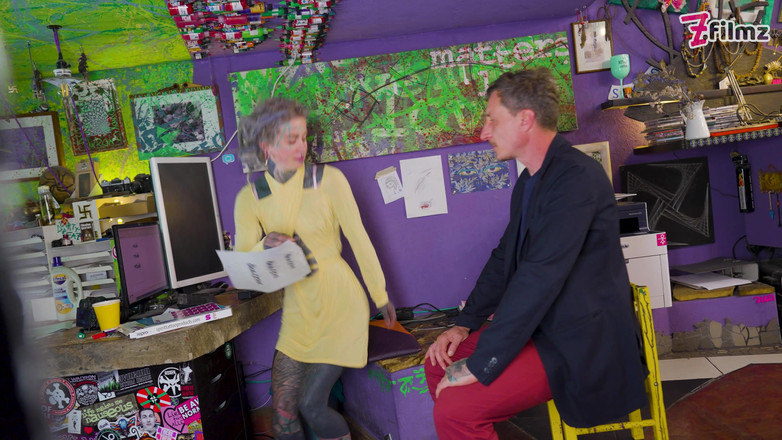 Z-Filmz: Pornstar Tattoo Artist Gets Assfucked From Customer - Hard Anal, ATM,...