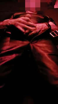 Cruising the Darkroom in Leather Pants