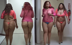 Ebony & Black: Zrzka Ebony a její kamarádka spolu kouří bělocha