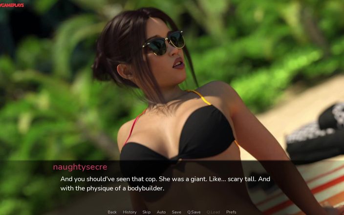 Naughty gameplays trans: Ei 03 - Une MILF sexy à forte poitrine veut libérer ses désirs...