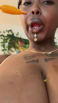 Black Chubby Big Boobs Jiggling