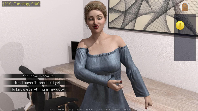 Dirty GamesXxX: 办公室诱惑：上班的第一天 第二集