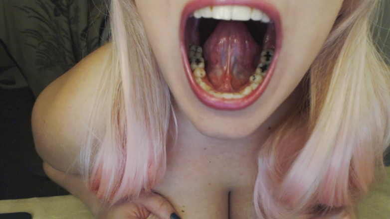 Scarlet Vixen: Mund, zunge und hals fetisch