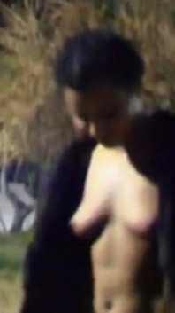 Nina Lisa: Lisa Peeing Outdoor in the Night