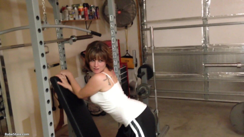 Babe Stare: Misty works out and works you out