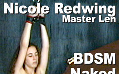 Picticon bondage and fetish: Nicole redwing & master len BDSM frustate nude contrassegnate