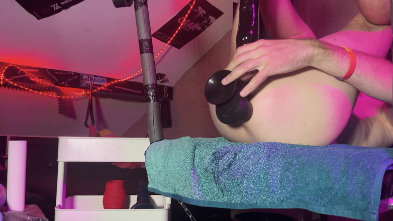 Caruso Rainbow: Kurva Stroj A Dildo Zadek Školení