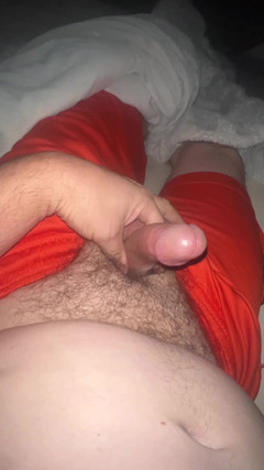 Dick Pants: Jacking off