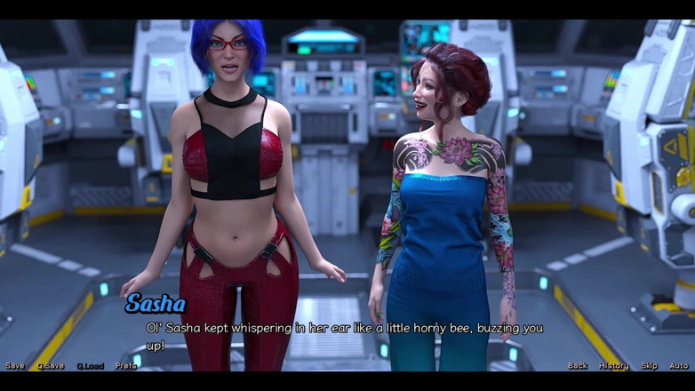 AVN Teller: Preso no espaço - Sexo a três perdido