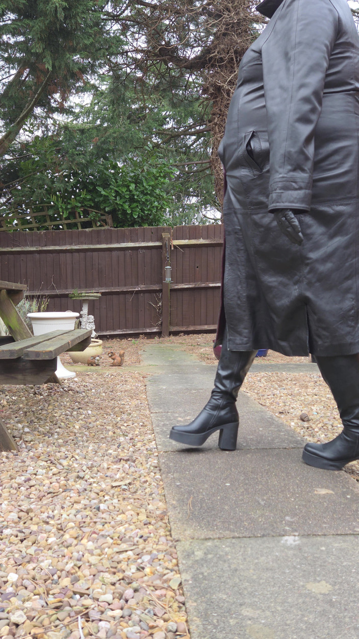 Leatherman63: Leren loopgravenjas