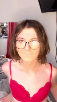 Naughty Teen Trans Girl Fucks Her Tight Teen Pussy with Vibrator