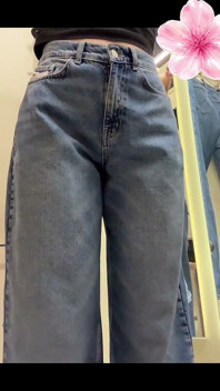 Trying on Tight Jeans in Fitting Room - Want to Be My Secret Peeker?