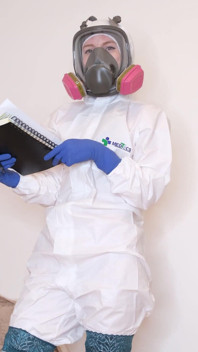 Masturbazione hazmat a casa