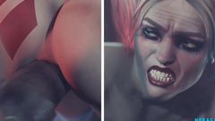 Realms of lust 3D: Madruga3d Harley's Intense Jail POV: Big-booty Slut Fucked Hard Doggy...
