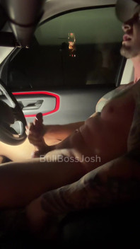 Car Masturbate and Cum