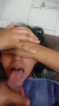 Strong Facial Cumshot. His Semen Got in My Nose!
